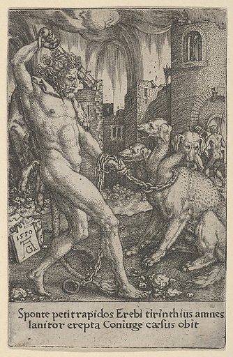 Hercules and Cerberus, from The Labors of Hercules