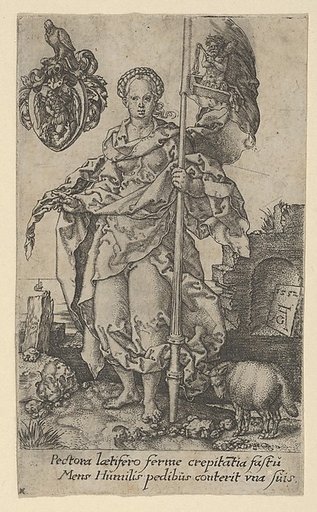 Modesty, from The Virtues