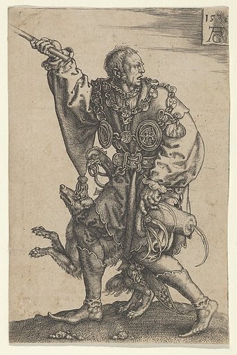 Master of Ceremonies with a Dog, from "The Large Wedding Dancers"