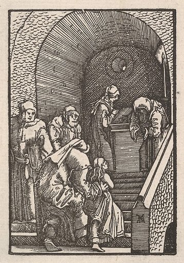 The Virgin Entering the Temple, from "The Fall and Salvation of Mankind Through the Life and Passion of Christ"