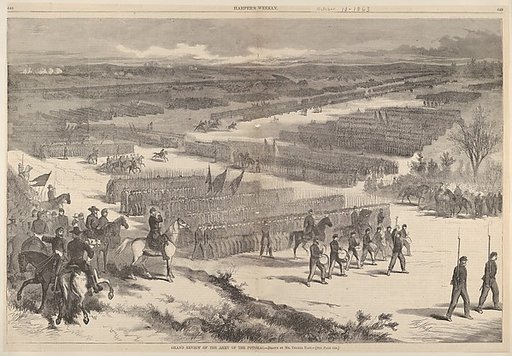 Grand Review of the Army of the Potomac – Drawn by Mr. Thomas Nast (from "Harper's Weekly")