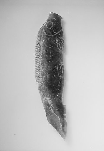Plaque in the shape of a fish