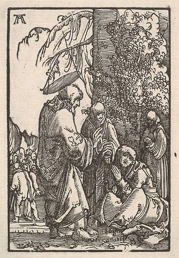 Christ Taking Leave of His Mother, from "The Fall and Salvation of Mankind Through the Life and Passion of Christ"