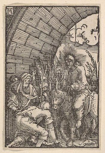 Entry into Jerusalem, from "The Fall and Salvation of Mankind Through the Life and Passion of Christ"