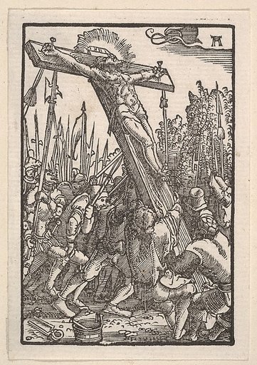 Raising of the Cross, from "The Fall and Salvation of Mankind Through the Life and Passion of Christ"