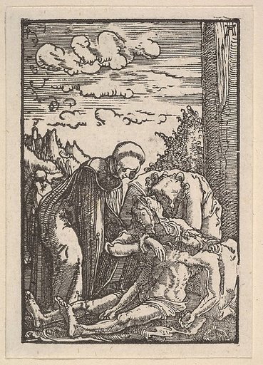 Lamentation, from "The Fall and Salvation of Mankind Through the Life and Passion of Christ"