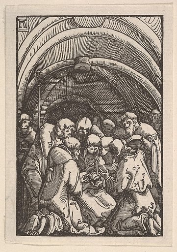 Death of the Virgin, from "The Fall and Salvation of Mankind Through the Life and Passion of Christ"