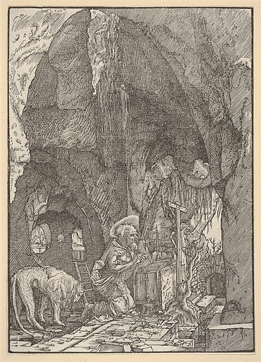 Saint Jerome in Penitence, in a Cave