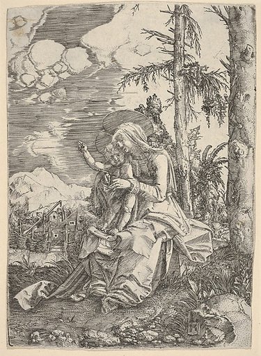 The Virgin with the Blessing Child in a Landscape