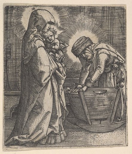 The Virgin and Child with Saint Anne at the Cradle