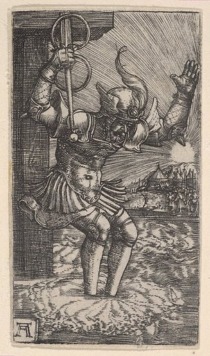 Horatius Cocles Leaping into the Tiber