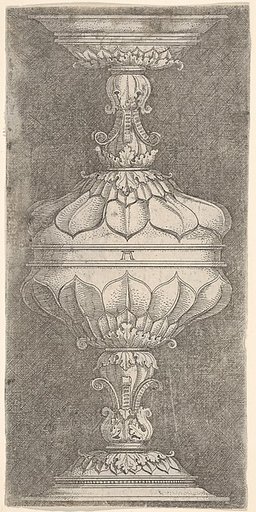 Double Goblet with Flat Leaves