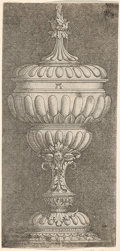 Covered Goblet with Three Pomegranates