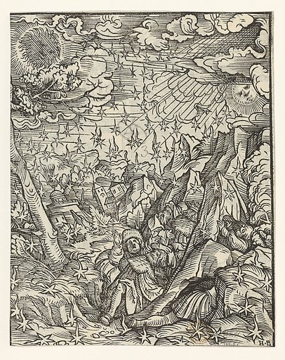 The Fire-Rain, plate 5 from "The Apocalypse"