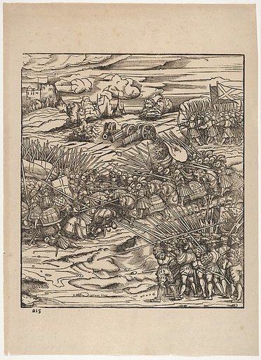 The Battle of the Spurs, from "Der Weisskunig"