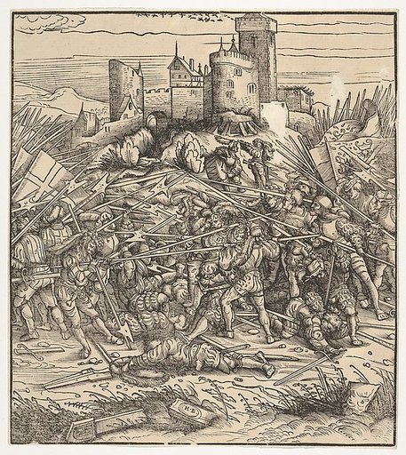 The Battle Near Naples, from "Der Weisskunig"