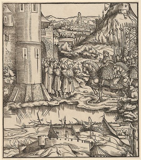 The Surrender of the Venetian Townships, from "Der Weisskunig"