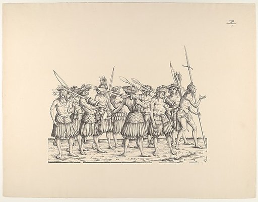 People from Calicut, from "The Triumphal Procession of Emperor Maximilian" (Triumph Des Kaisers Maximilian I)