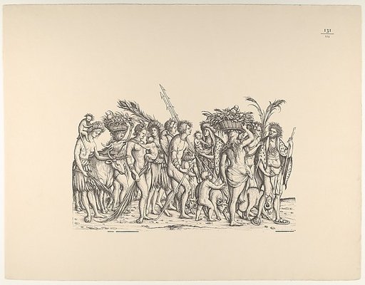 People from Calicut, from "The Triumphal Procession of Emperor Maximilian" (Triumph Des Kaisers Maximilian I)