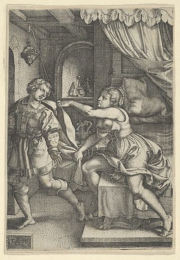 Joseph and Potiphar's Wife, from "The Story of Joseph"