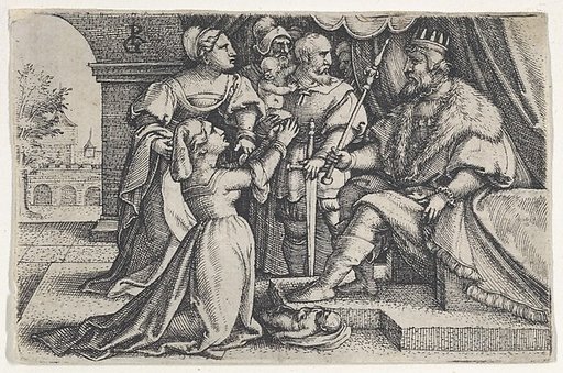 The Judgment of Solomon, from "Scenes from the Old Testament"