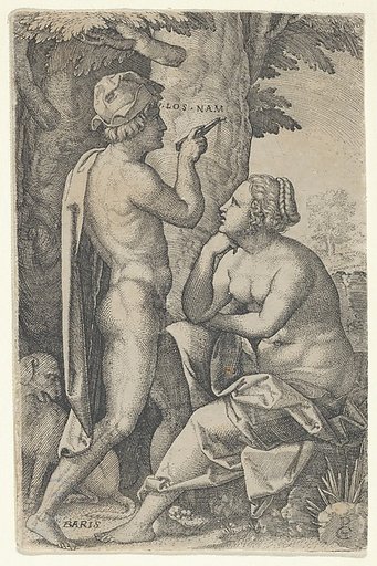 Paris and Oenone, from "The Greek Heroines"