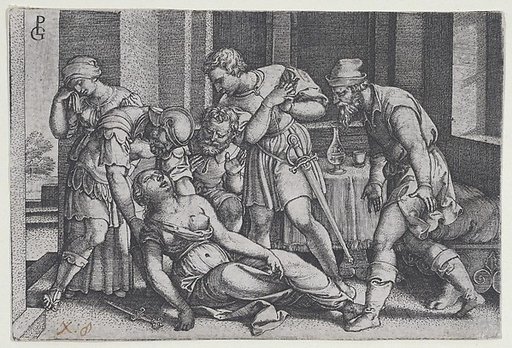 Suicide of Lucretia, from "Scenes from Roman History"