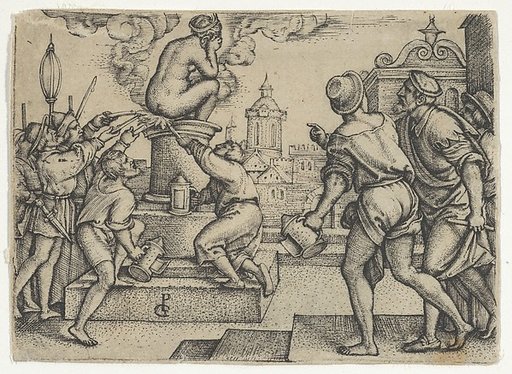 The Courtesan Punished, from "The Story of the Magician Virgil"