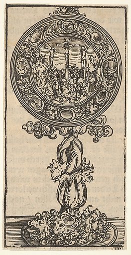 A Silver-Gilt Pacifical with a Crucifixion, from the "Wittenberg Reliquaries"