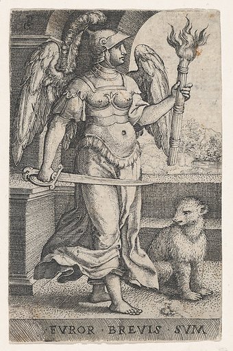 Wrath (Ira), from "The Seven Vices"
