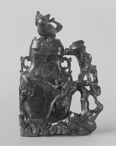 Covered vase