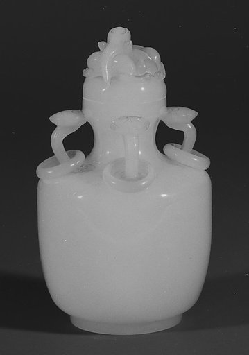 Covered vase