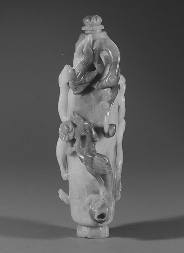 Covered vase
