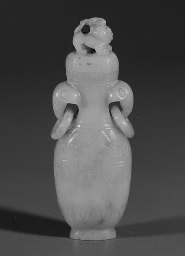 Covered vase