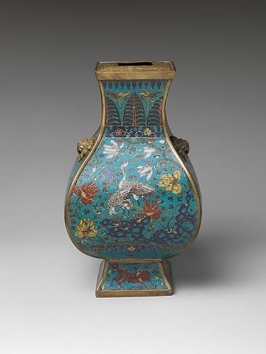 Vase with auspicious animals