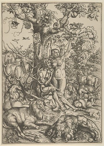 Adam and Eve in Paradise