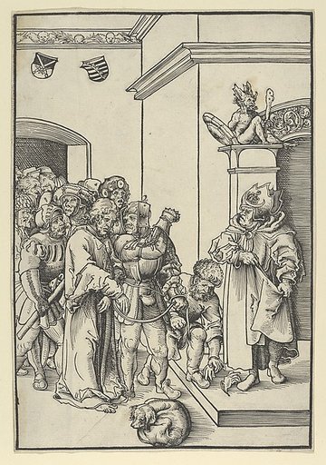 Christ before Caiphas, from "The Passion"