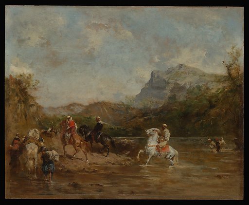 Arabs Crossing a Ford