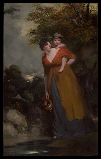 Mrs. Richard Brinsley Sheridan (Hester Jane Ogle, 1775/76–1817) and Her Son (Charles Brinsley Sheridan, 1796–1843)