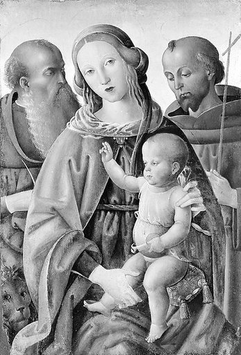 Madonna and Child with Saints Jerome and Francis