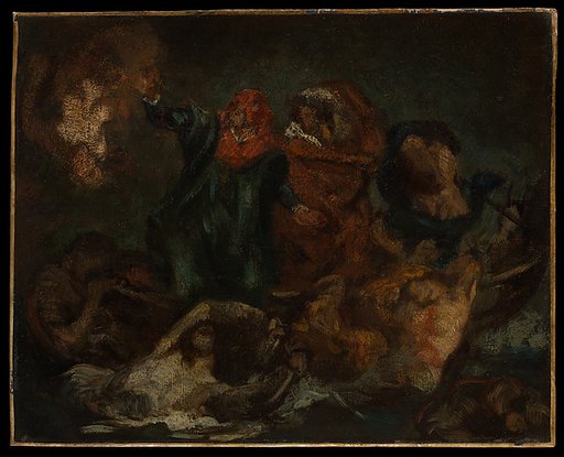 Copy after Delacroix's "Bark of Dante"