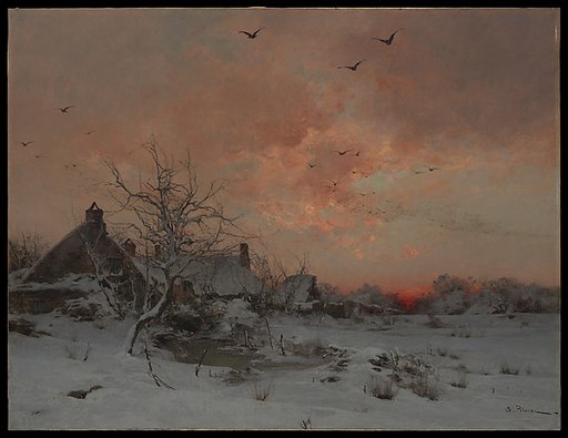January: Cernay, near Rambouillet