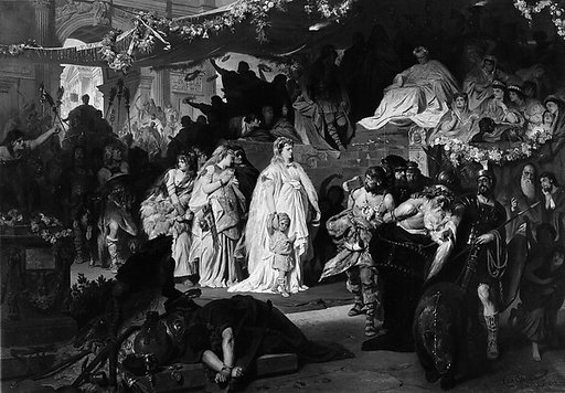 Thusnelda at the Triumphal Entry of Germanicus into Rome