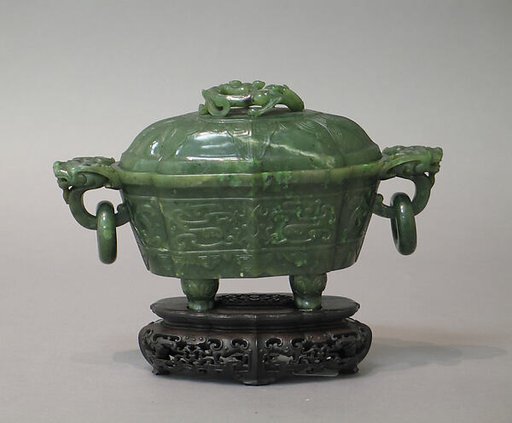 Urn with cover