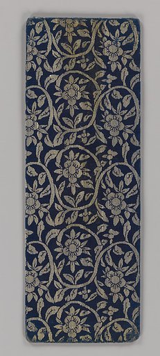 Sutra Cover with Floral Scroll