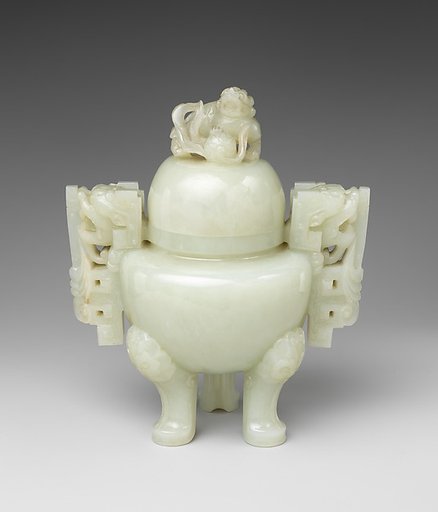 Tripod Bowl with Cover