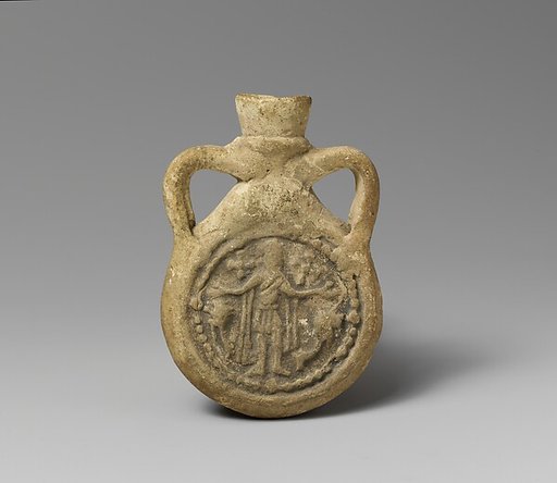Pilgrim Flask with Saint Menas