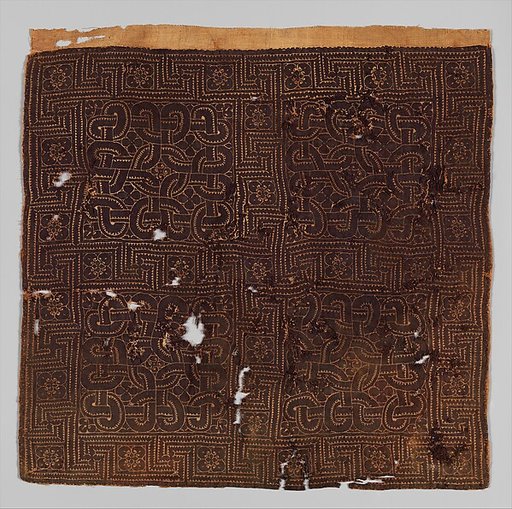 Textile Fragment with Interlace Pattern