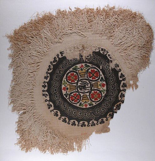 Fragment with a Roundel and Loop Pile