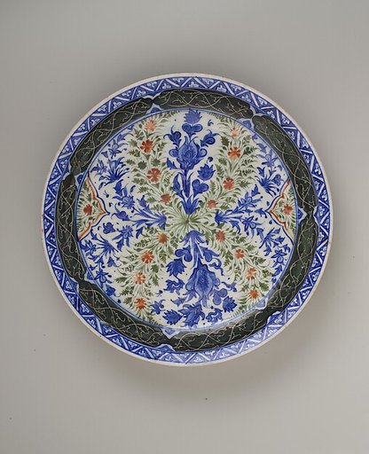 Dish with Floral Designs